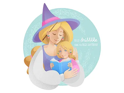 Pandora and Polumna Lovegood harry potter hogwarts illustration polumna lovegood portrait