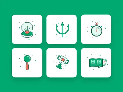Digital Platform - Icon Design clean icons colorful icons icon design