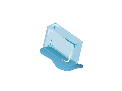 I stands for Ice adobe challenge design helmdesign icon illustration illustrator logo melted type typography