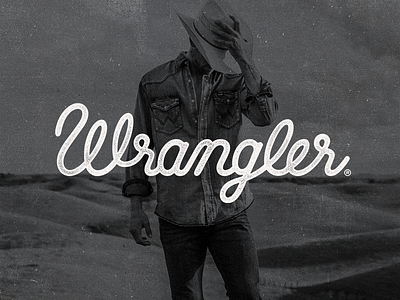 Wrangler Script brand design drawing hand lettering lettering script wrangler