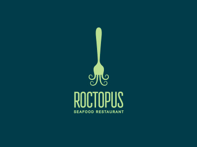 Roctopus food fork otcopus restaurant roctopus sea seafood