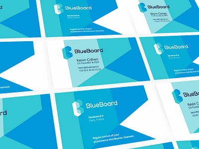 Blueboard, logo design + business cards ai artificial intelligence b business cards business monitoring corporate identity design flat 2d geometric letter mark monogram logo logo design stationery design vector icon mark symbol