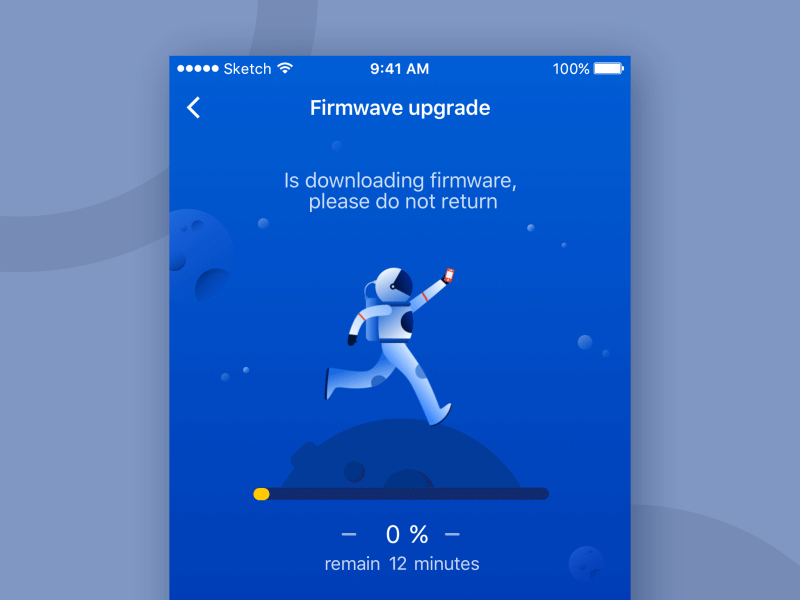 Loading-Astronauts animation app astronauts gif loading progress bar spaceman ui