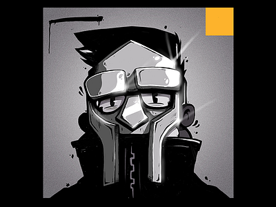 Villian album art characters graphic illustrations hip hop illustrations mf doom poster art