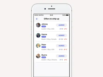 Whipcake interface ios manager task ui ux
