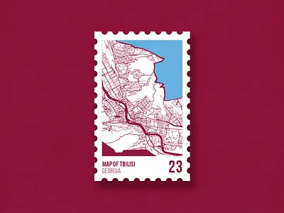 Map OF Tbilisi 23 georgia illustration map tbilisi