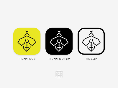 Daily UI Challenge #005 - App Icon app bee clean dailyui flat icon lines solid