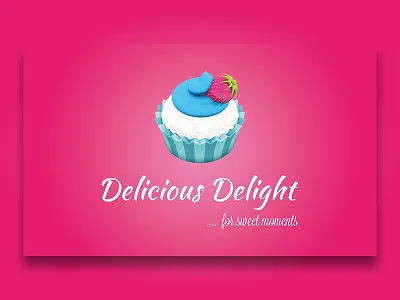 DeliciousDelight branding cake logo
