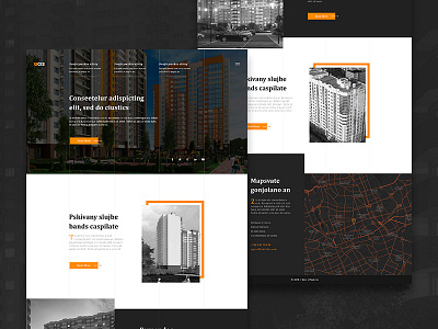 Website for Residential Complex app design home preview residential complex social ui ux web website