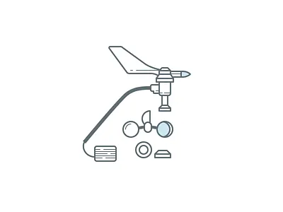 Anemometer adobe anemometer contour icon illustrator vector