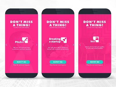 Ready For Startups design mobile ui web design