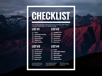 Quick checklist design app branding design flat illustration lettering list type typography ui ux web