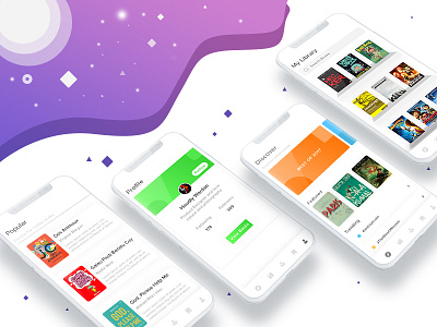 Book Store iPhone X do illustration iphonex it just mobileapp portofolio ui uiux ux webdesign website