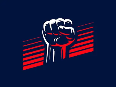 Fist fist force logo power