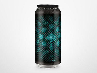 Treble beer design label packaging