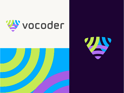 exploration - V - WIP brand design gradient letter logotype minimal monogram v