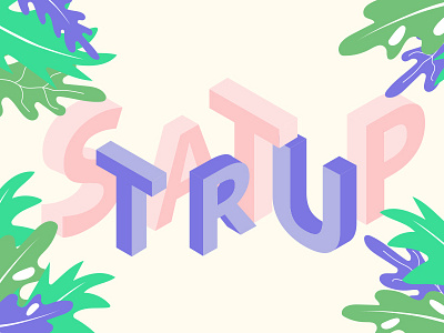 Startup 3d flat illustration illustrator isometric serenity startup