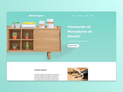 RG Montagens - Design UI desgin designer interface designer ui ux web