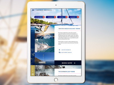 Adventure App app design. travel ios photoshop ui user interace user interaction ux visual design