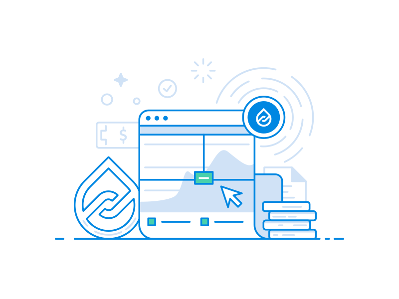 WaterChain Illustrations blockchain brand brand identity crypto cryptocurrency decentralized icon illustrations line art nodes token