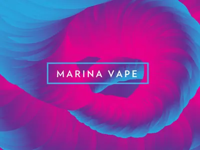 Marina Vape branding packaging productlinebranding