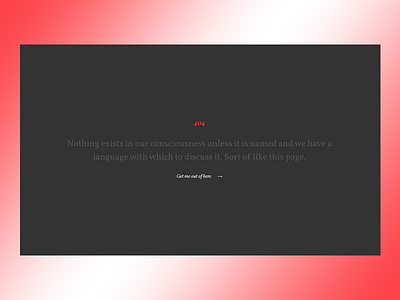 404 404 design landing page portfolio ui ux visual web website
