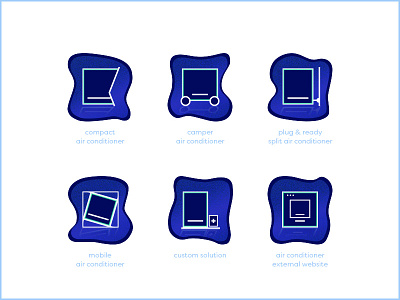 Icon Set air conditioner boutton branding icon icon design icon set icons identity ios product ui