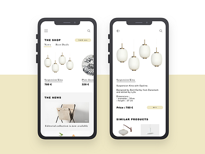 Furnitures shop app app design furniture mobile shop ui ux