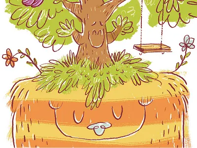 Happy Happy animals character design children illustration kid lit monster