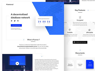ICO landing page bitcoin blockchain database etherium ico landing
