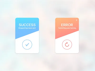 Success/Error Flash Message error flash message success ui design ux