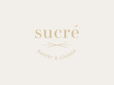 Sucré Logo bakery brand identity logo lounge sketchapp