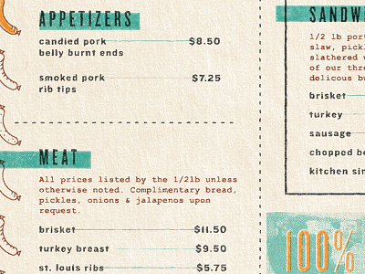 ATKM Menu Design food layout menu texture