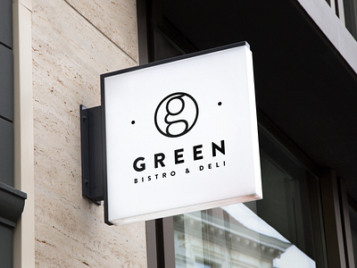 Green Bistro cid design golf green identity logo restaurant