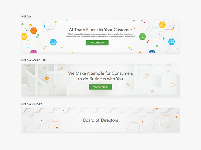 New Hero Banners for the Website | Phase I background brand brand evolution brand identity hero banner web web design