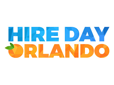 Hire Day Orlando design logo orlando