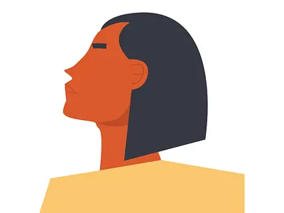 character character details ears eventbrite hairstyle illustration mouth orange stroke