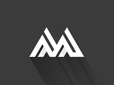 4/50 Single Letter Logo challenge design letter logo m