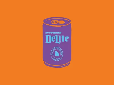 Southern DeLite art atlanta beer brewery craft pilsner pop