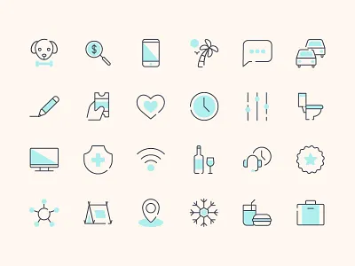 Travel Icons bus bus.com camping car charter festival icons rideshare transportation travel