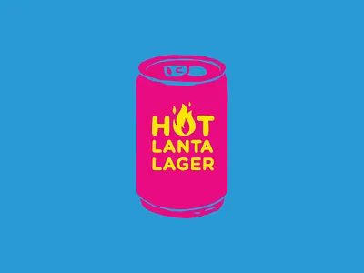 HotLanta Lager art atlanta beer brewery craft hotlanta lager pop