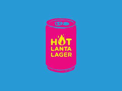 HotLanta Lager art atlanta beer brewery craft hotlanta lager pop