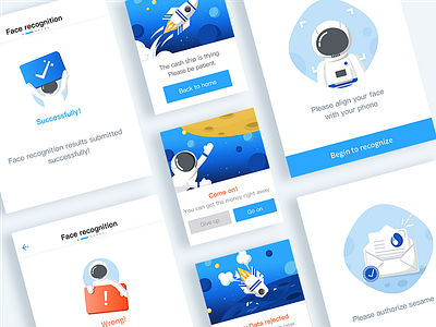 Cashspaceship Page2 illustration ui