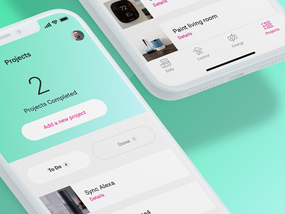 Projects app design mobile ui ux