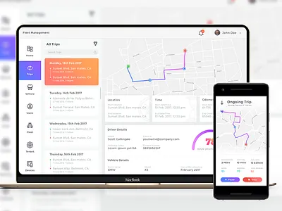 Fleet Management fleet management user experience user interface