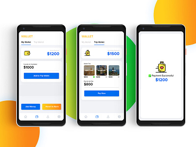 My/Trip Wallet | Android | UI/UX android app design trip tripwallet uplabs wallet