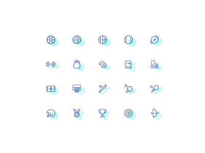 Sport Icon Set design icon icons sport symbol vector