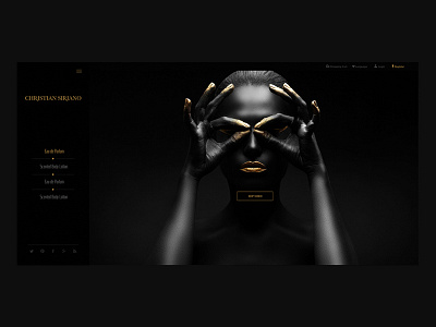 Christian Siriano Fragrance mobile app ui ux web