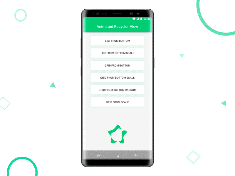 Animated Recycler View after effects android android app design animation app clean design development gif inspiration interaction interface mobile polyakov recycler ui ux