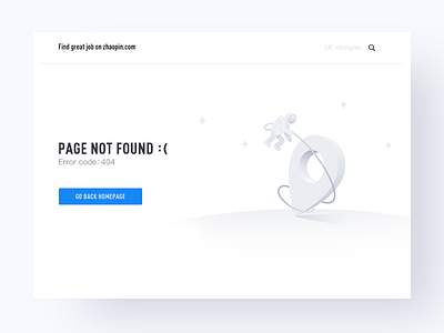 404page for zhilian web default